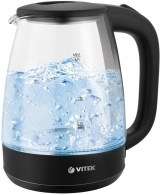 Чайник электрический Vitek VT7004, 1.8 л, 1850 Вт, Черный