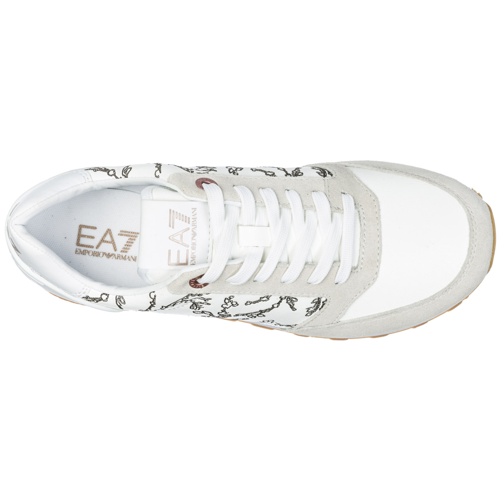 Кроссовки EA7 EMPORIO ARMANI Vintage Racer W / Женский / 38.5 / Бежевый/Белый photo 3