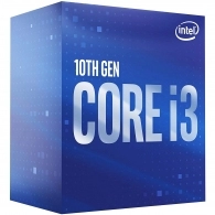 Intel® Core™ i3-10105, S1200, 3.7-4.4GHz (4C/8T), 6MB Cache, Intel® UHD Graphics 630, 14nm 65W, tray