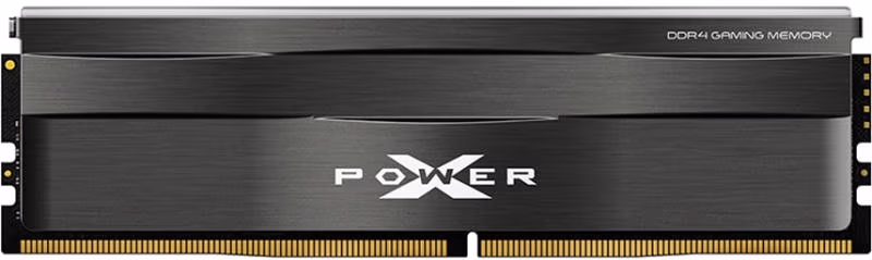 8GB DDR4-3200 Silicon Power XPOWER Zenith DDR4 Gaming UDIMM, PC25600, CL16, 1Gx8, 1.35V, Intel® XMP, Durable aluminum low-profile heat spreader, Black