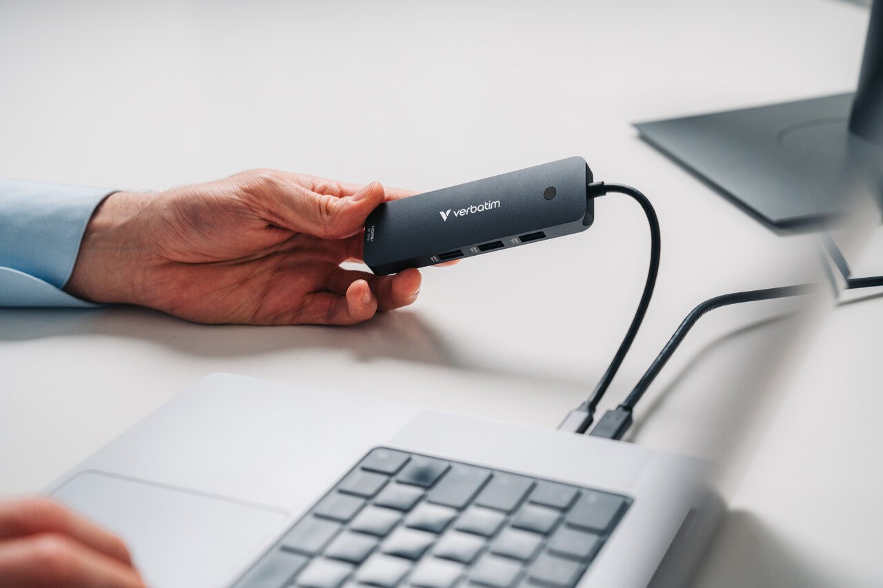 Многопортовый Адаптер 8-in-1 Verbatim CMH-08/ USB-С/ USB-A / HDMI/ SD/ microSD photo 4