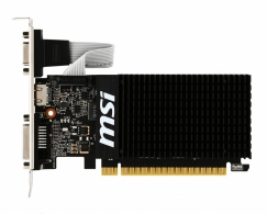 MSI GeForce GT 710 (GT 710 2GD3H LP) /  2GB GDDR3 64Bit 954/1600Mhz, D-Sub, DVI-D, HDMI, Passive Heatsink, Low Profile Design, Retail thumbnav 1
