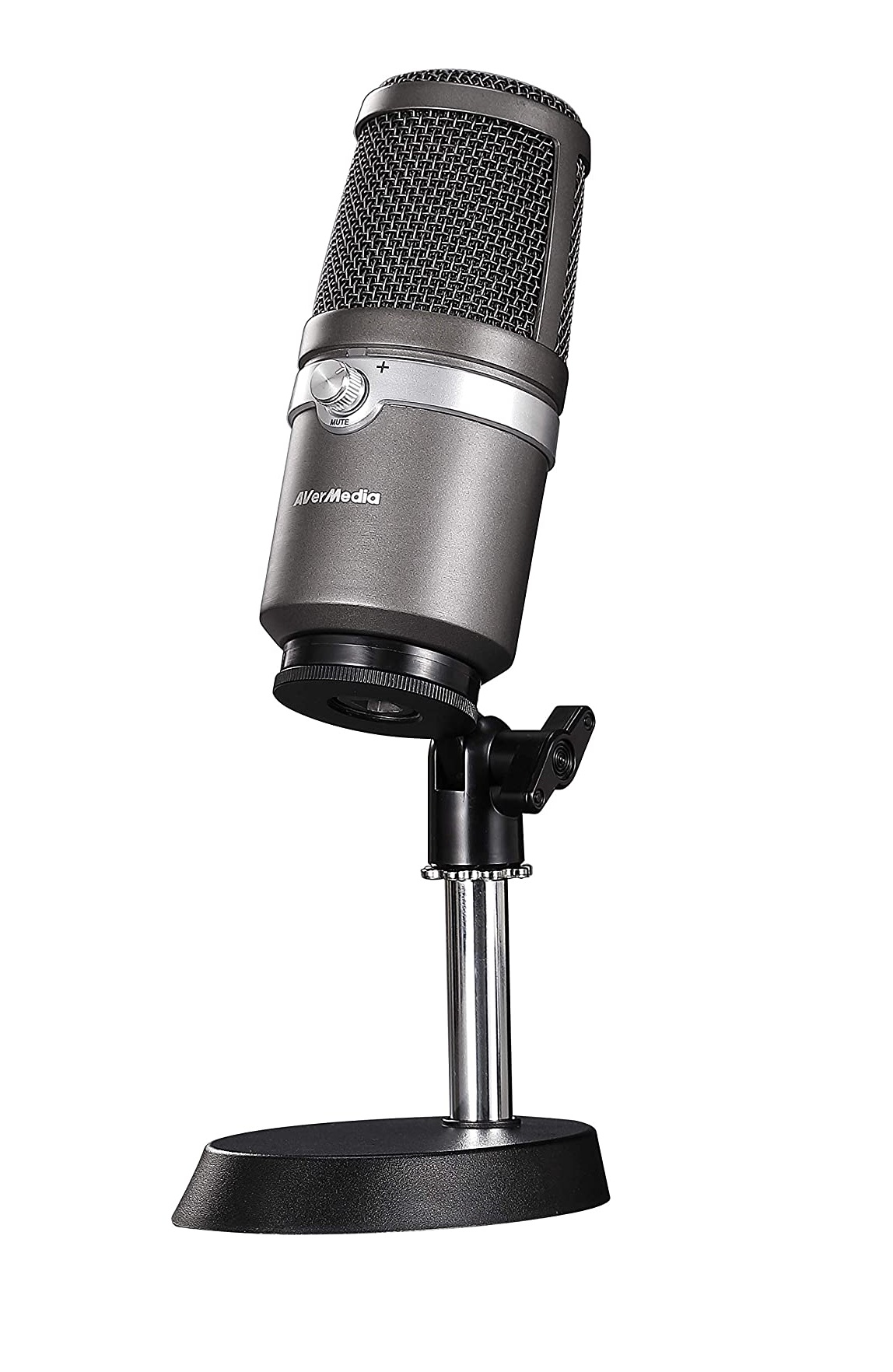 AverMedia USB Microphone - AM310: Uni-directional condenser microphone, Polar pattern: Cardioid, Sample/Bit rate: 48KHz/16bit, Sensitivity: -60 ± 5 dB, Frequency response: 20Hz ~ 20kHz, USB 2.0 Plug&Play photo 1