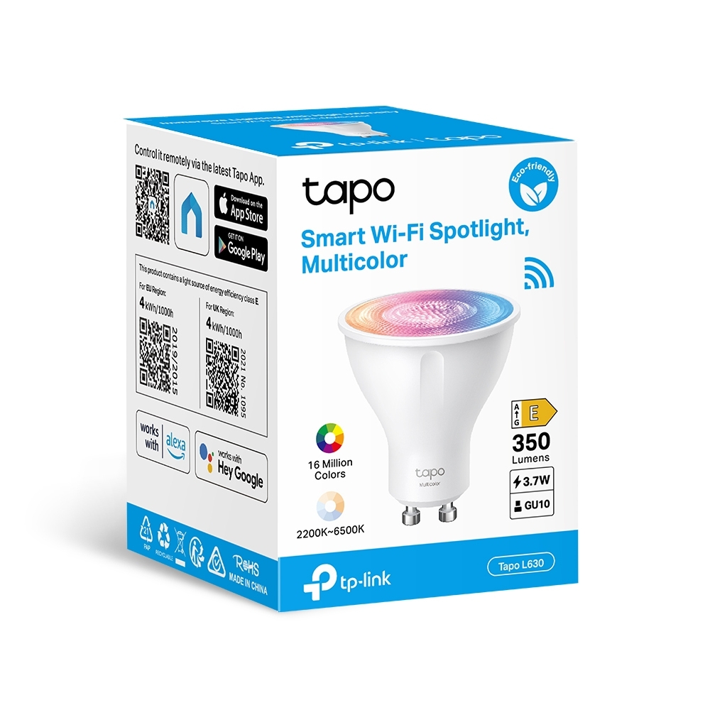 Умная беспроводная лампочка TP-LINK Tapo L630 / 16Mln Multicolor / GU10 / 2200-6500K photo 3