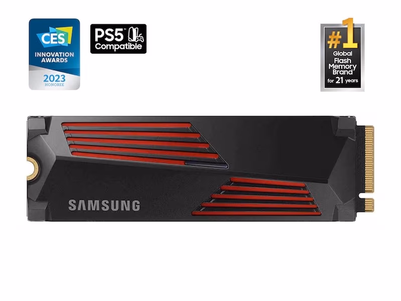 M.2 NVMe SSD Samsung SSD 990 PRO w/Heatsink / 4.0TB  / PCIe4.0 x4 / NVMe2.0 