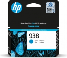 HP 938 (4S6X5PE) Cyan Original Ink Cartridge  for HP OfficeJet Pro 9125e, 9135e, 9720, 9730, HP OFFICEJET PRO 9120 ALL-IN-ONE SERIES, 800 p. thumbnav 3