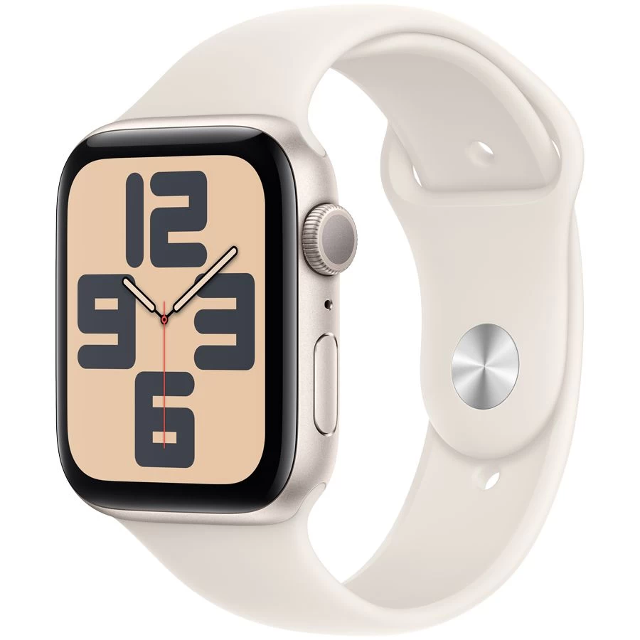 Умные часы Apple Watch SE 2024 GPS 40mm Starlight Aluminium Case with Starlight Sport Band - M/L (MXEG3QI/A) photo 1 Умные часы Apple Watch SE 2024 GPS 40mm Starlight Aluminium Case with Starlight Sport Band - M/L (MXEG3QI/A) photo 1