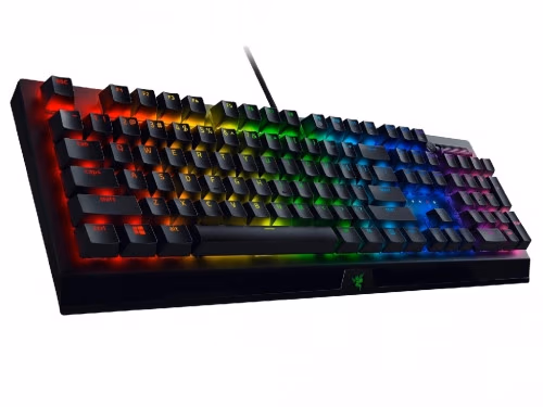 Tastatura gaming Razer Keyboard Mechanical BlackWidow V3 (Green Switch) RU Layout 