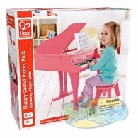 Hape E0319A Happy Grand Piano,Pink