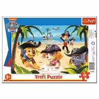 Trefl 31350 Puzzle 15 Frame Friends From Paw Patrol