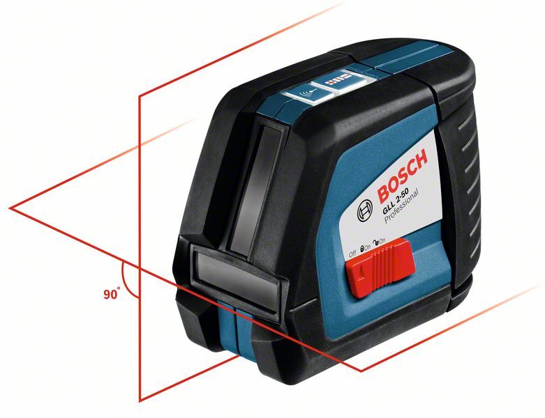 Лазерный линейный нивелир Bosch GLL 2 - 50 + BS 150 photo 2