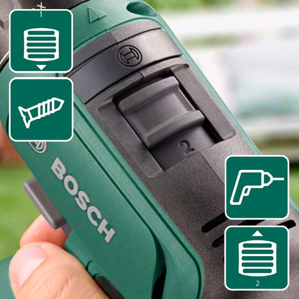 Аккумуляторная дрель-шуруповерт Bosch 18V 2x1.5Ah / case, 06039C8005 photo 6
