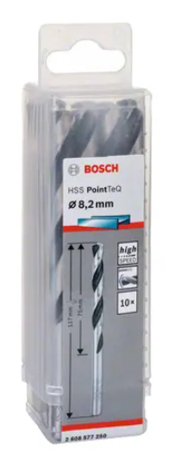 Set de burghie Bosch HSS 2,5x30x57, 2607018405 photo 2