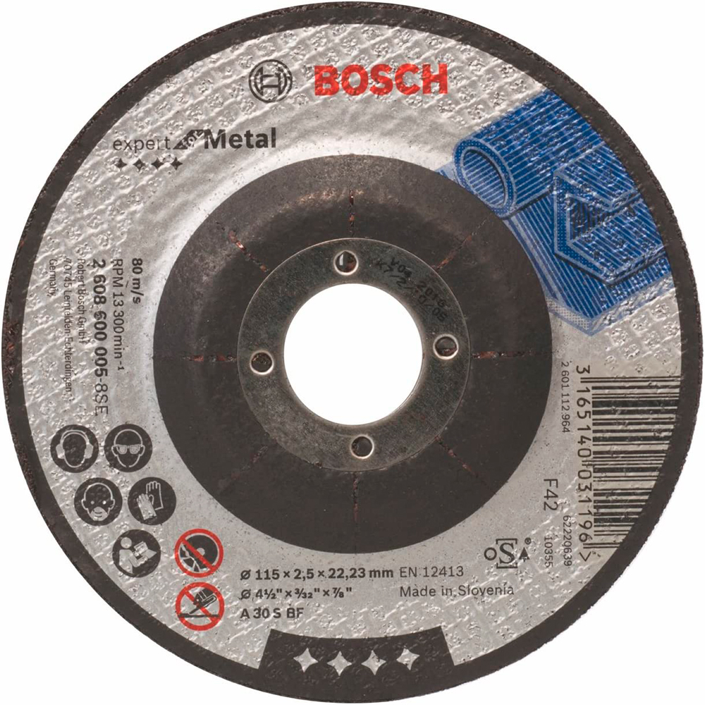 Отрезной круг, выпуклый, Expert for Metal Bosch 2608600005 photo 1
