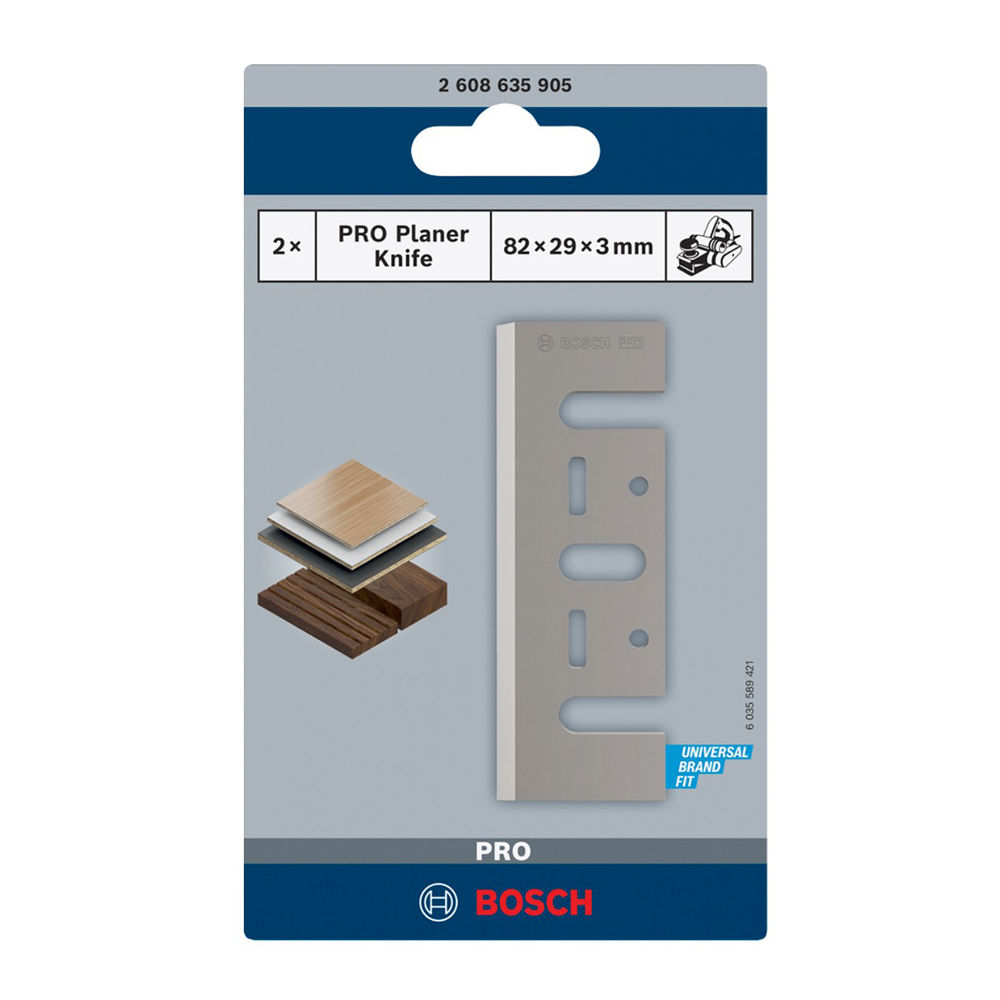Нож для рубанка Bosch 2608635905  photo 2