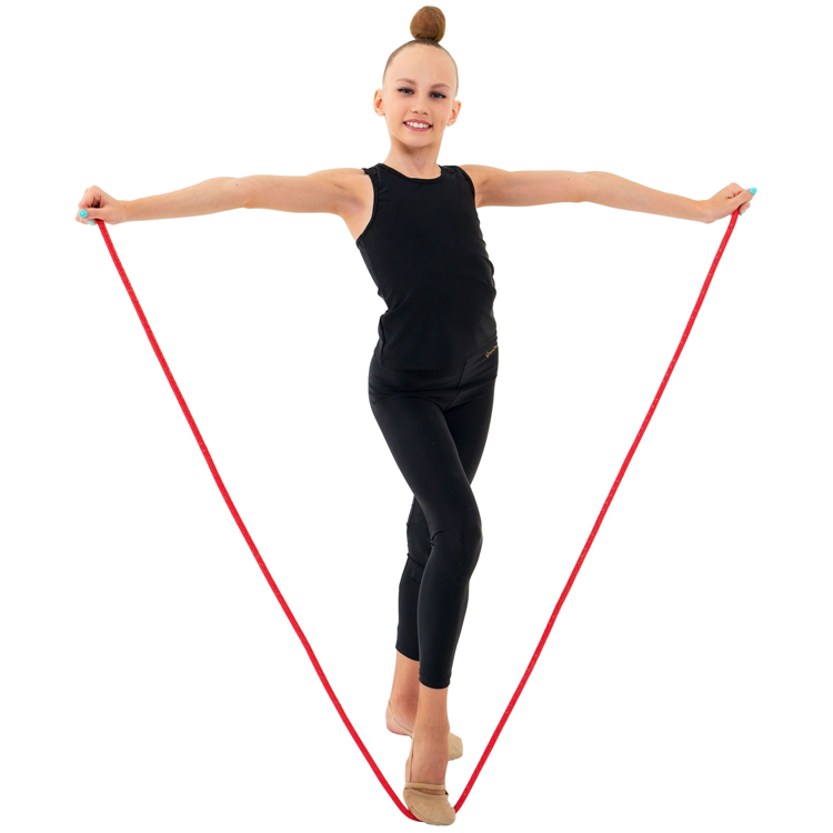 Гимнастическая скакалка 4446805 Grace Dance, Красный photo 3