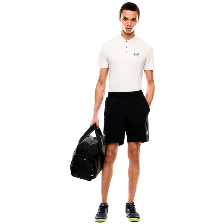 Мужские Поло EA7 EMPORIO ARMANI TENNIS PRO M POLO PA COLORBLOC S Белый/Синий photo 5