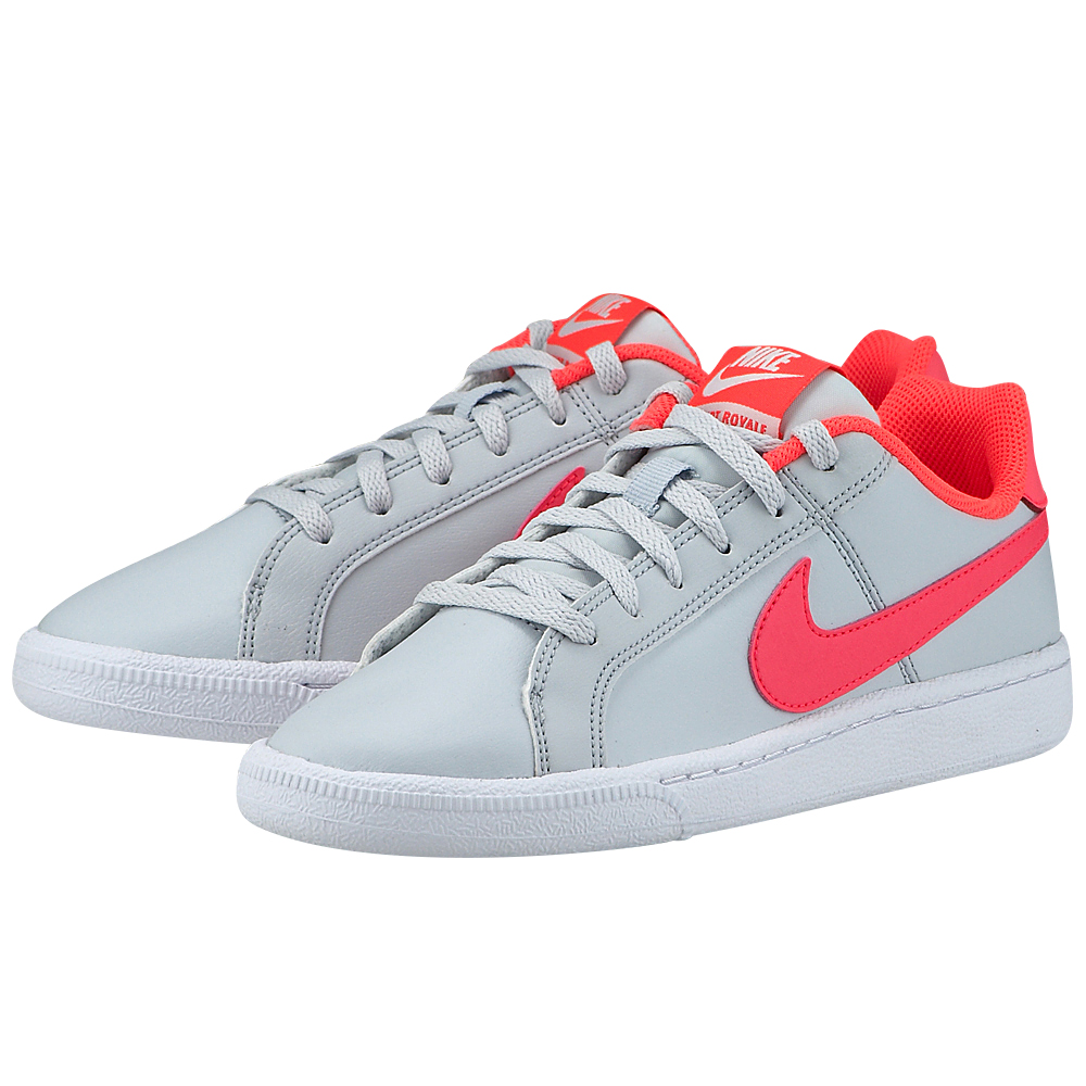Кроссовки Nike COURT ROYALE (GS) / Женский / / Белый/Розовый photo 3