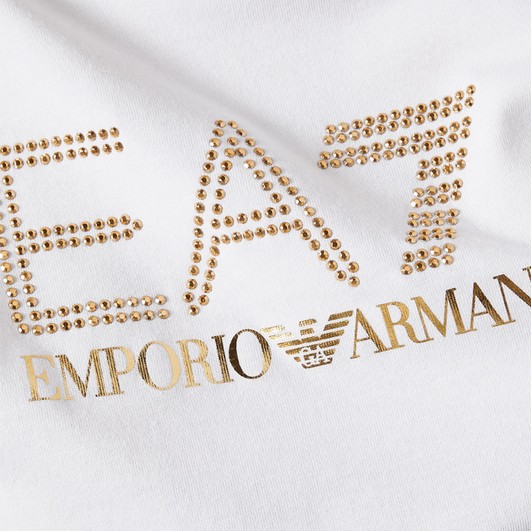 Футболка EA7 EMPORIO ARMANI TRAIN EVOLUTION W TEE SS BIG L XS Бежевый Женский photo 3