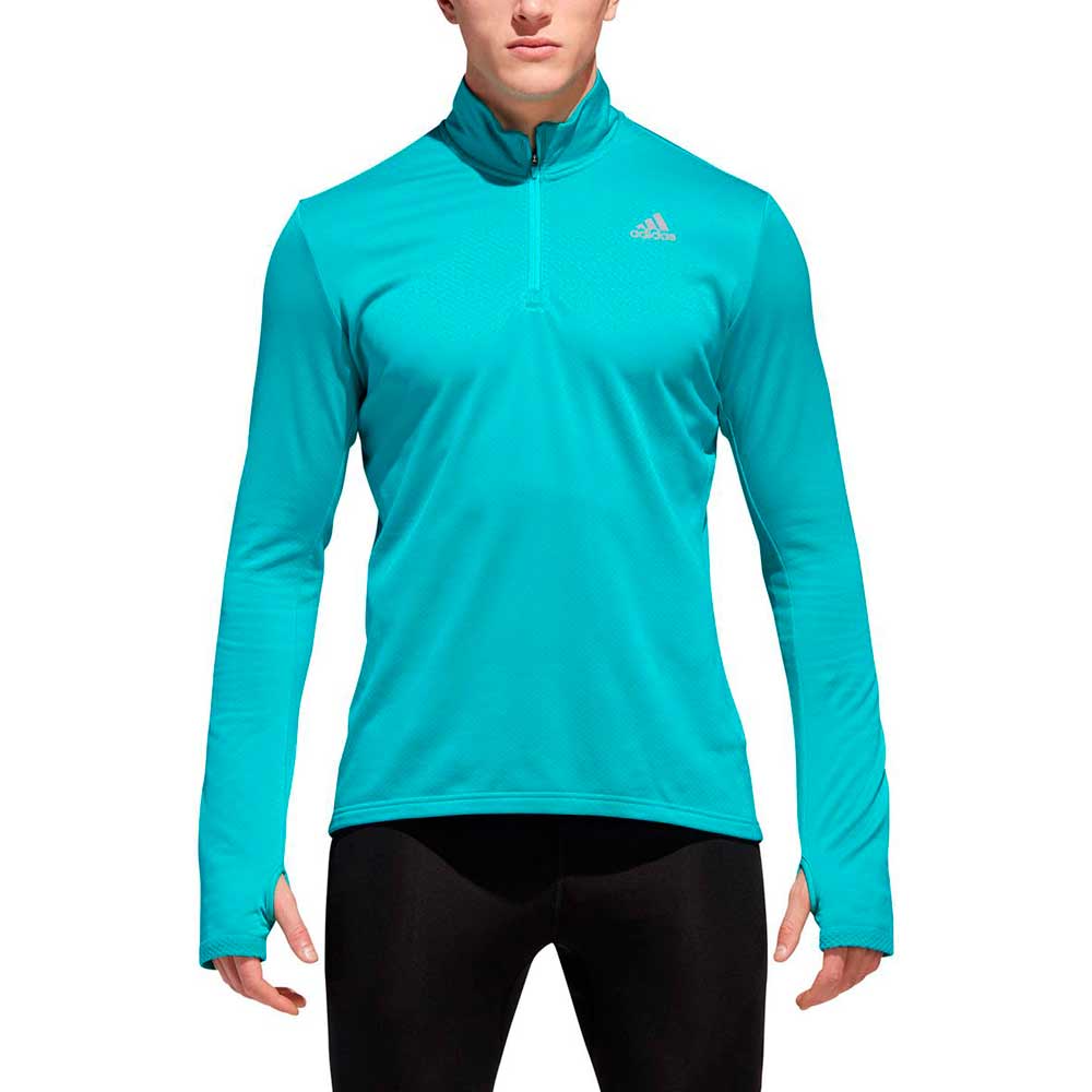 Hanorac pt bărbați Adidas RS CW 1/2 ZIP M S Turcoaz photo 3
