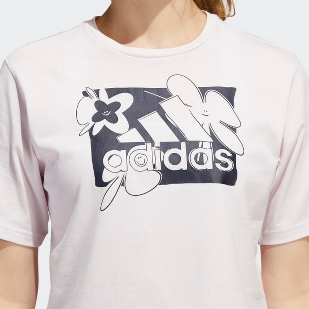 Tricou Adidas W FUN G CR T XS Alb Femei photo 2
