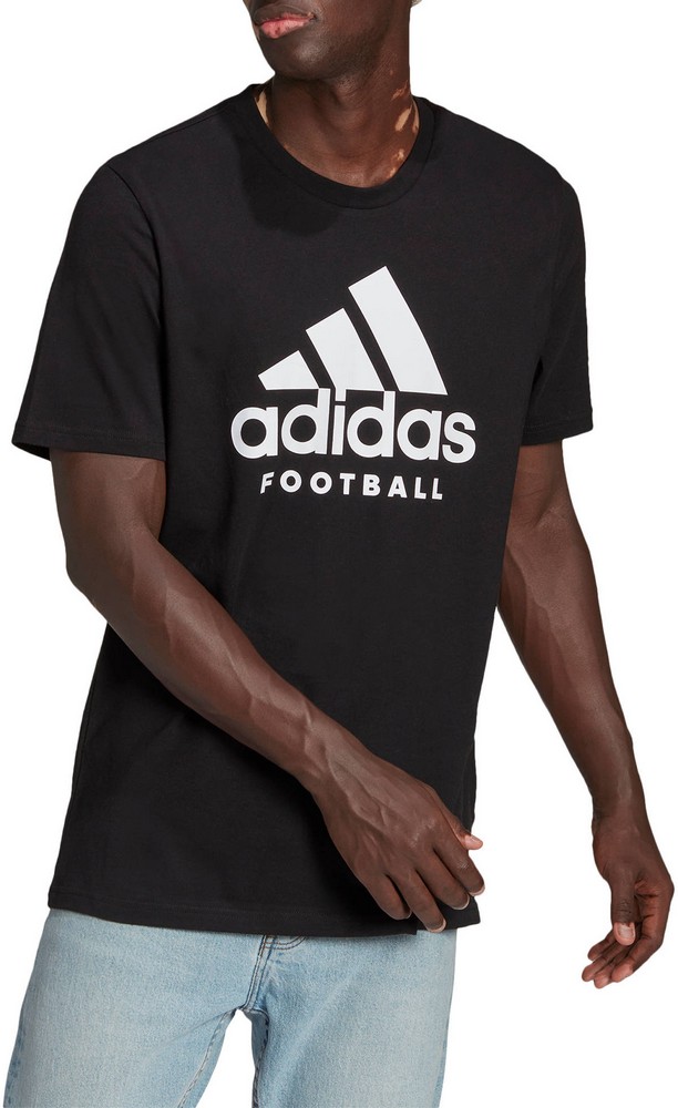 Tricou bărbătesc Adidas M FOOTBALL G T S Negru photo 2