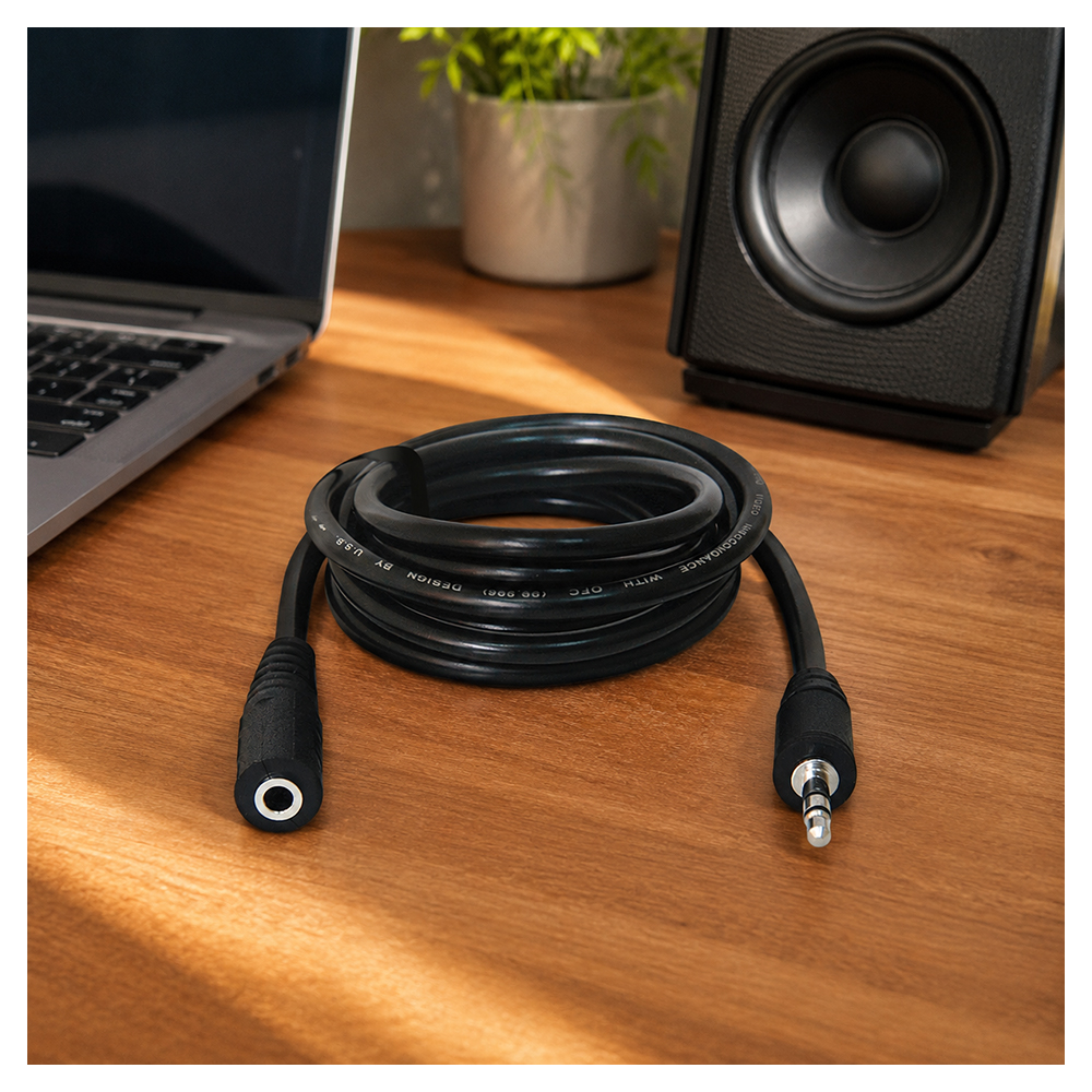 Кабель 3.5mm - 3.5mm Defender JACK02-05 JACK M- JACK F photo 6