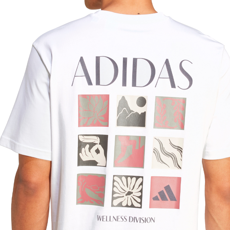 Футболка мужская Adidas M WELLNESS SS T S Белый photo 3
