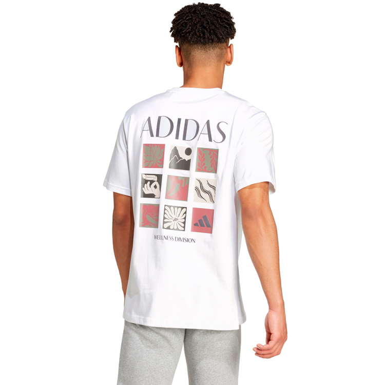 Футболка мужская Adidas M WELLNESS SS T S Белый photo 4