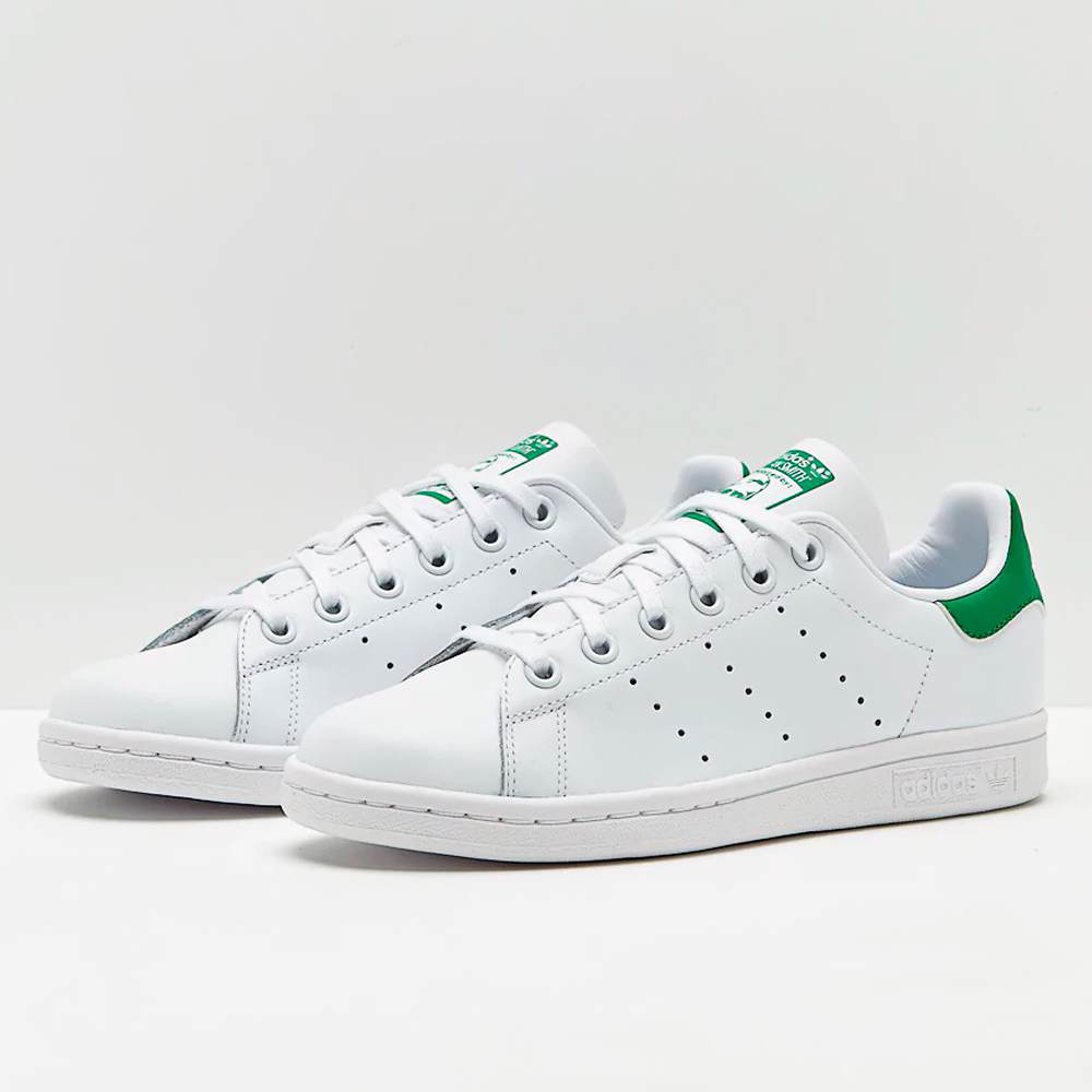 Incaltaminte Sport Adidas STAN SMITH J pt Barbati / / Alb-verde photo 2