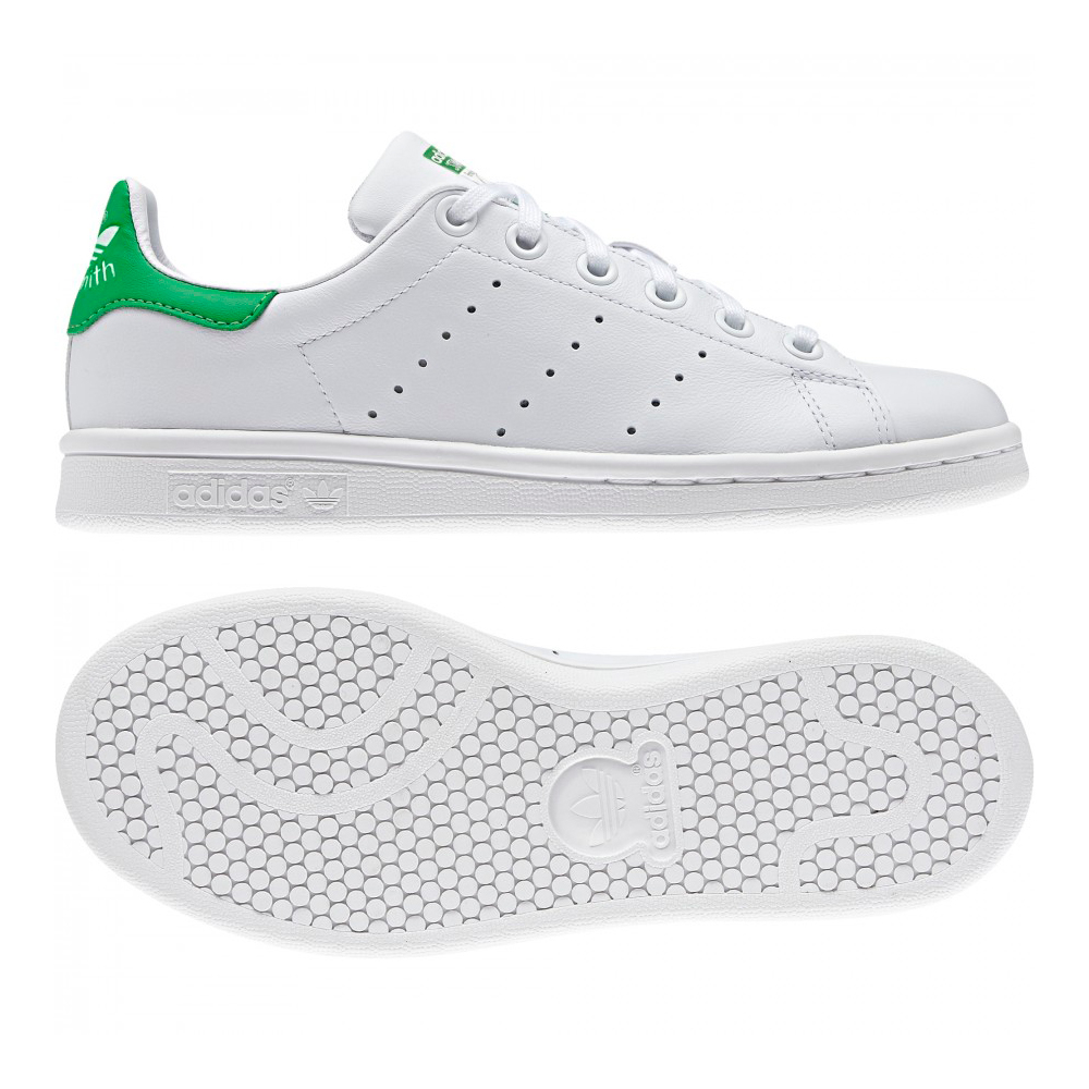 Incaltaminte Sport Adidas STAN SMITH J pt Barbati / / Alb-verde photo 3