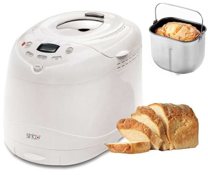 Хлебопечь Sinbo SBM4705, 500 гр, 600 Вт, Бежевый/Белый photo 3