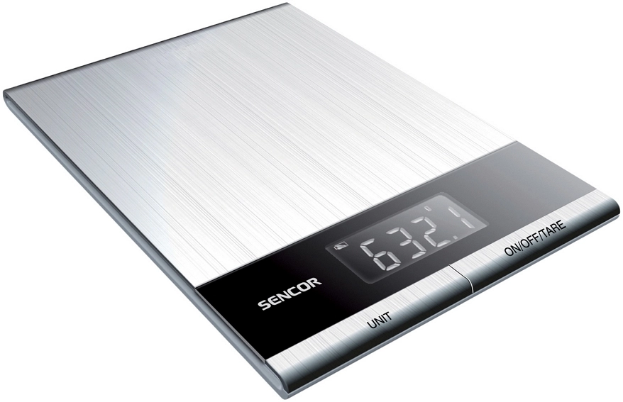 Кухонные весы Sencor SKS5305, 5 кг, Серебристый