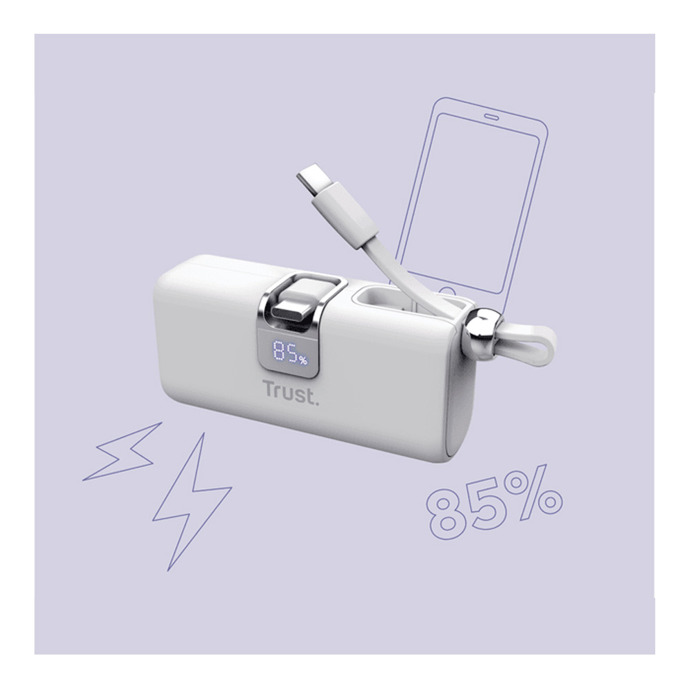 Внешний аккумулятор Trust PACTO 5000 mAh (TR26105) photo 6