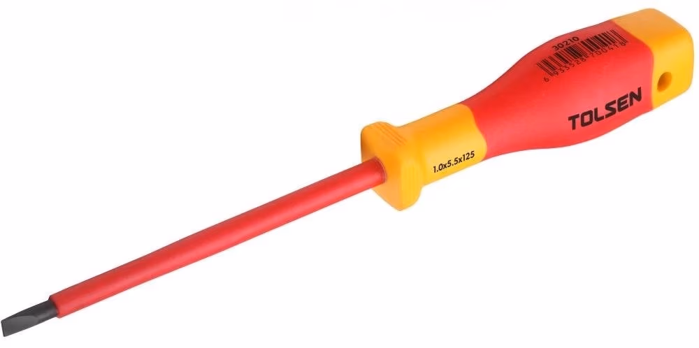 Отвертка диэлектрическая SL3,0 100mm 1000V Tolsen
