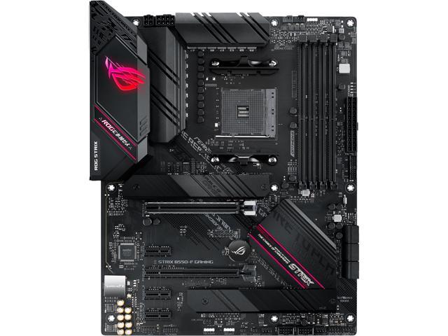 ASUS ROG STRIX B550-F GAMING, Socket AM4, 14 Phases, AMD B550, Dual 4xDDR4-5100, APU AMD graphics, HDMI, DP, 2xPCIeX16 4.0, 6xSATA3, 3xPCIeX1, RAID, 2xM.2 4.0 slot, S1220A HDA+Optical, 2.5GbE LAN, 2xUSB3.2 Gen 2+1xTypeC, 6xUSB3.2, Aura Sync RGB, ATX photo 1