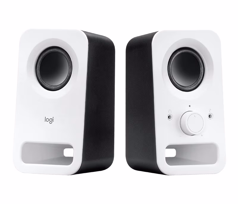Logitech Z150 Speakers 2.0 ( RMS 3W, 2x1.5W ), Stereo headphone jack, Snow White 