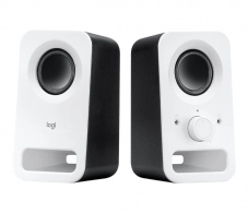 Logitech Z150 Speakers 2.0 ( RMS 3W, 2x1.5W ), Stereo headphone jack, Snow White