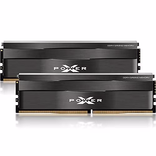 16GB (Kit of 2*8GB) DDR4-3200 Silicon Power XPOWER Zenith DDR4 Gaming UDIMM, PC25600, CL16, 1Gx8, 1.35V, Intel® XMP, Durable aluminum low-profile heat spreader, Black