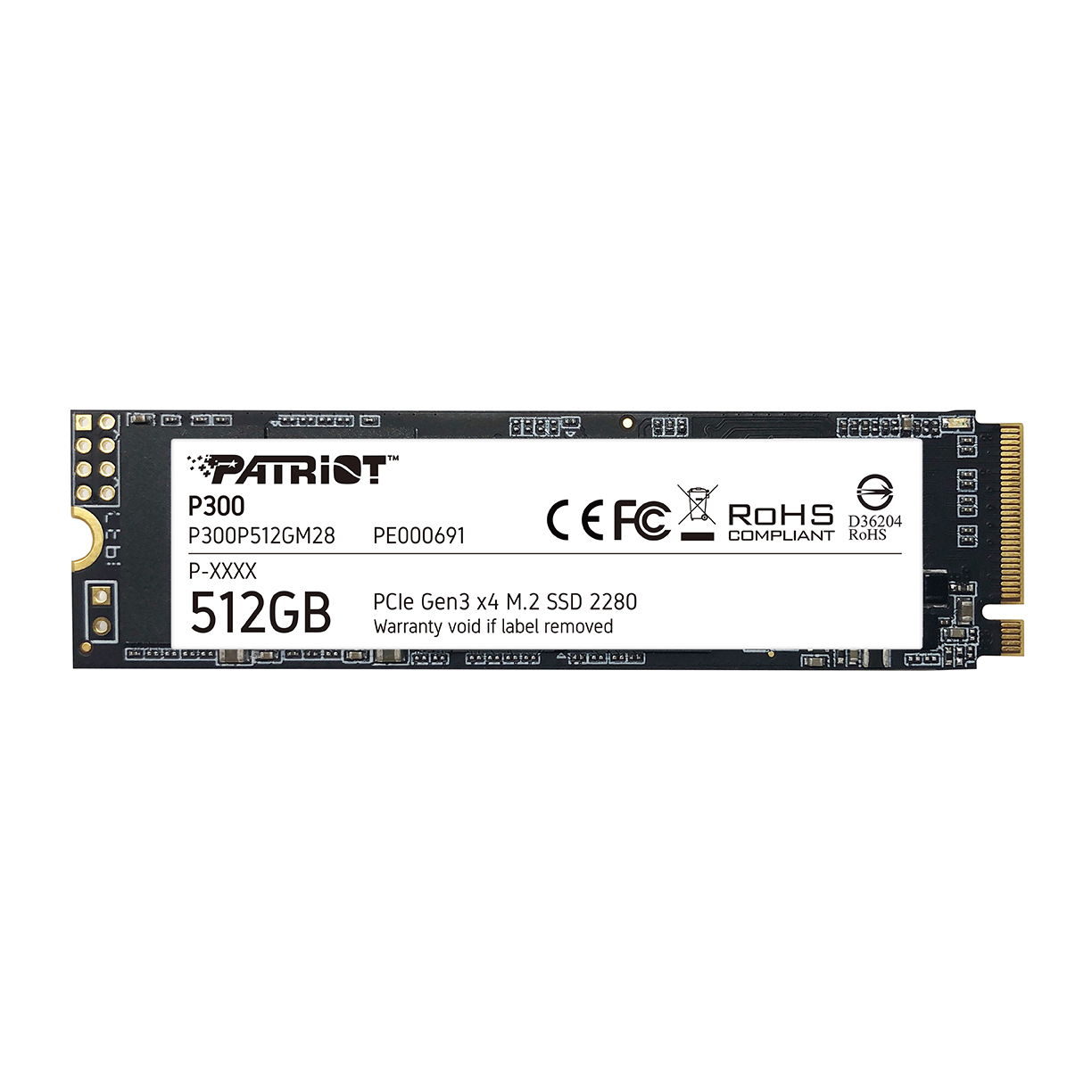 M.2 NVMe SSD Patriot P300 512GB photo 1