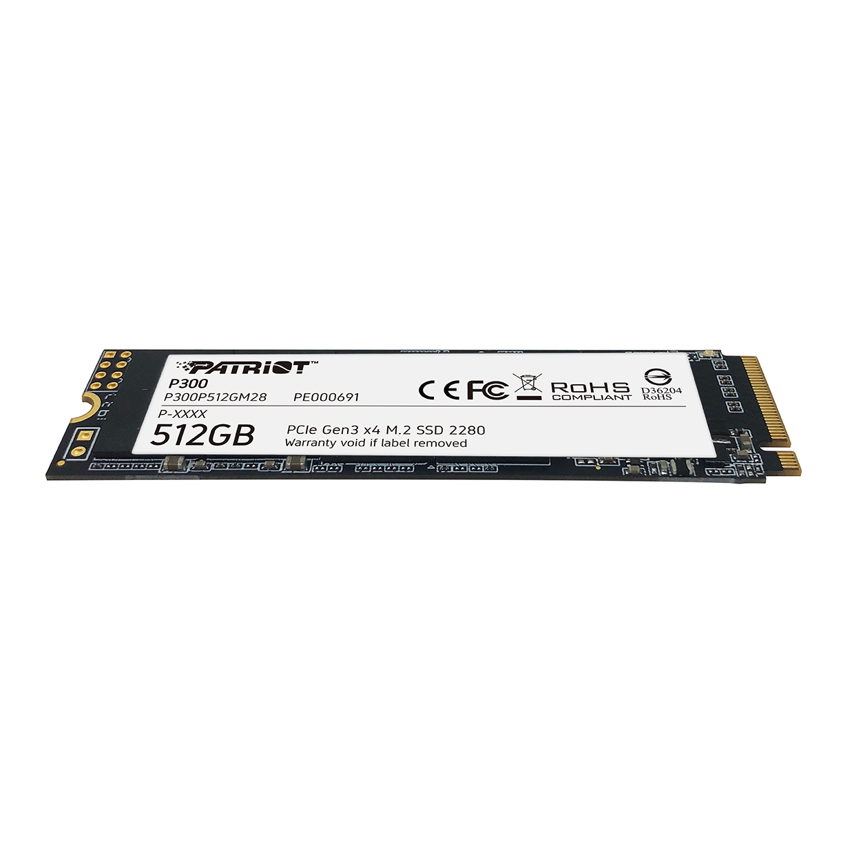 M.2 NVMe SSD Patriot P300 512GB photo 2