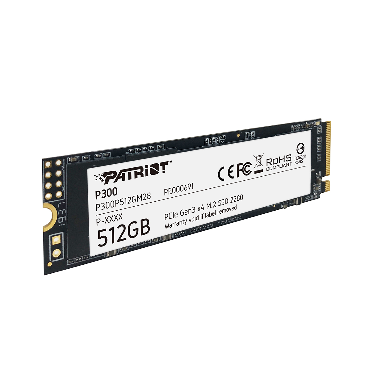 M.2 NVMe SSD Patriot P300 512GB photo 3