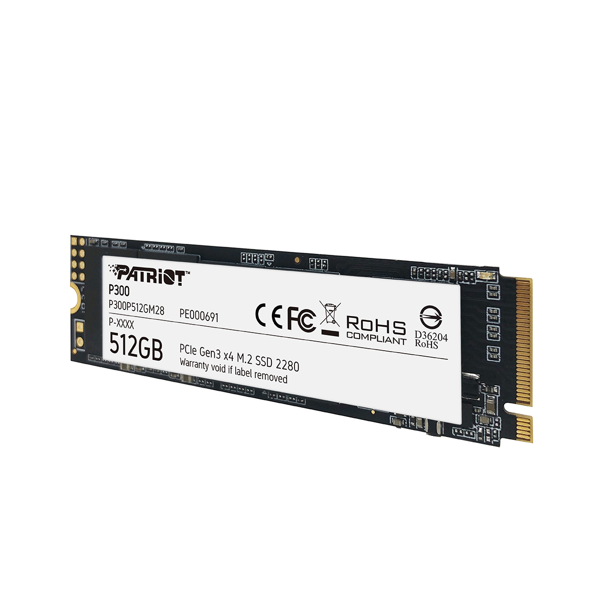 M.2 NVMe SSD Patriot P300 512GB photo 4