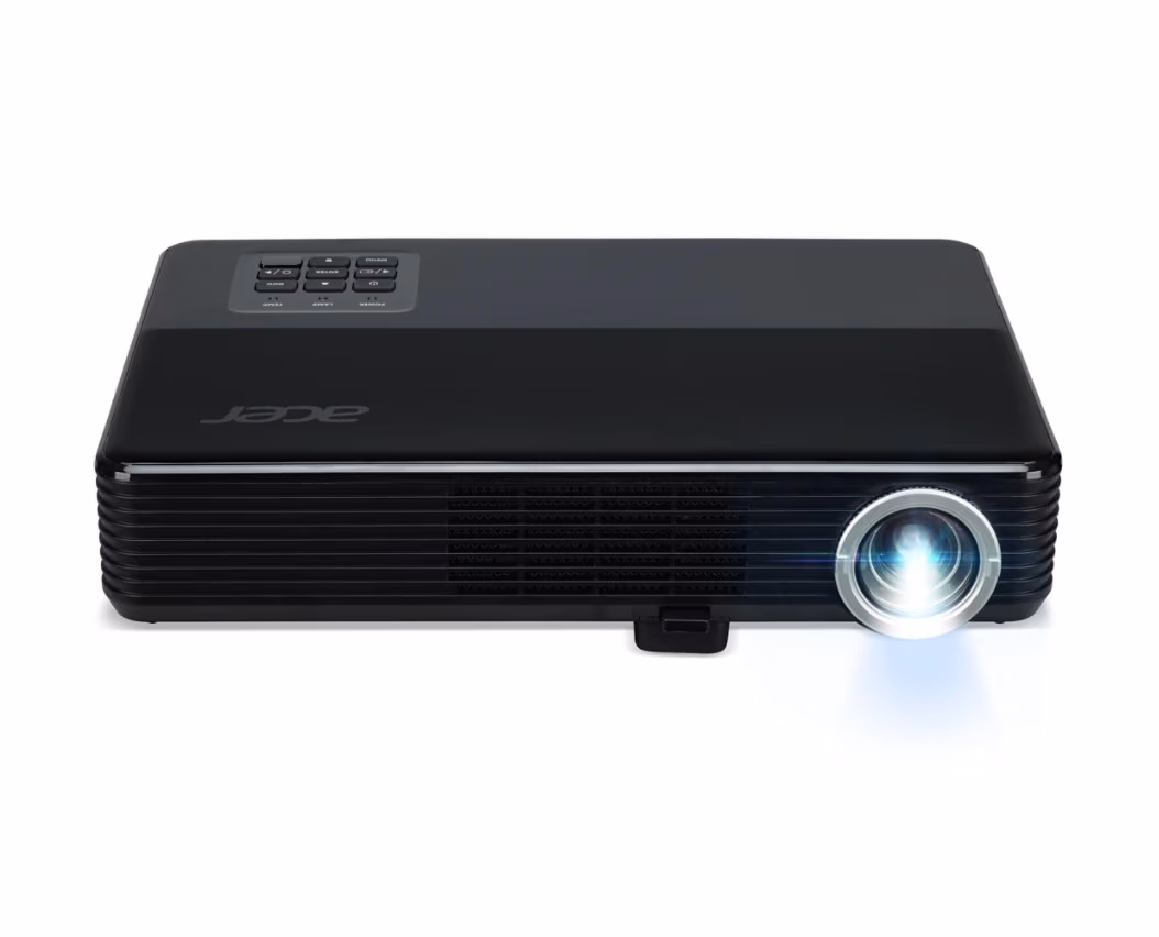 WXGA LED Projector  ACER XD1320WI (MR.JU311.001), 1280x800, 100000:1, 4000Lm (1600 ANSI Lm), 30000hrs (Eco), HDMI, VGA, Wi-Fi, USB, 3W Mono Speaker, Audio Line-out, Black, 2,1kg 