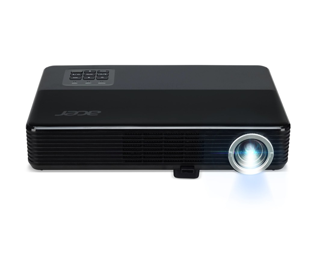 WXGA LED Projector  ACER XD1320WI (MR.JU311.001), 1280x800, 100000:1, 4000Lm (1600 ANSI Lm), 30000hrs (Eco), HDMI, VGA, Wi-Fi, USB, 3W Mono Speaker, Audio Line-out, Black, 2,1kg photo 1