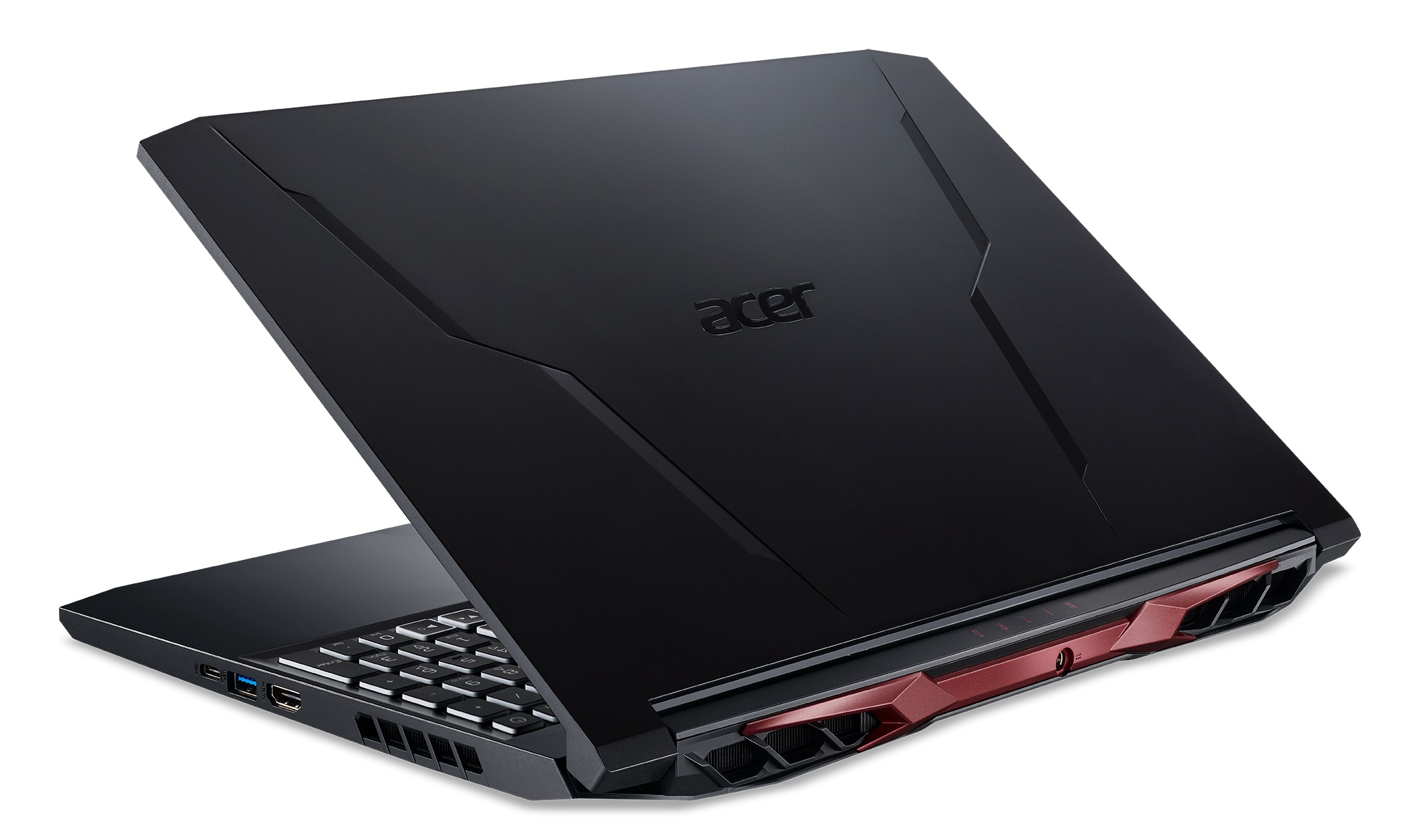 ACER Nitro AN515-45 Shale Black (NH.QBREU.006) 15.6" FHD IPS 144Hz (AMD Ryzen 7 5800H 8xCore 3.2-4.4GHz, 16GB (2x8) DDR4 RAM, 512GB PCIe NVMe SSD+HDD Kit, GeForce RTX 3070 8GB GDDR6, WiFi6-AX/BT5.1, 4cell, HD Webcam, EN/RU, Backlit KB RGB with Nitrosense, photo 2