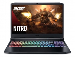 ACER Nitro AN515-45 Shale Black (NH.QBREU.006) 15.6" FHD IPS 144Hz (AMD Ryzen 7 5800H 8xCore 3.2-4.4GHz, 16GB (2x8) DDR4 RAM, 512GB PCIe NVMe SSD+HDD Kit, GeForce RTX 3070 8GB GDDR6, WiFi6-AX/BT5.1, 4cell, HD Webcam, EN/RU, Backlit KB RGB with Nitrosense, thumbnav 1