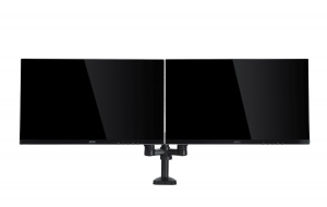 Arm for 2 monitors 13”-31.5” -  AOC AD110D0 Black, Desk Clamp/Grommet, Aluminum structure, Gas spring, Height adjustment, Max.Load: 2-9kg, Tilt: '-90°~+85°, Swivel:180°, Rotation:360°, Hidden cable management, VESA 75/100 thumbnav 2