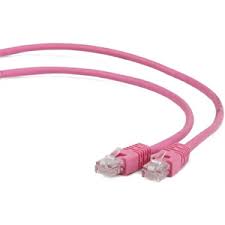UTP Cat.5e Patch cord, 2m, Pink photo 1