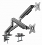 Suport pentru monitor dublu reglabil cu montare pe masa 17”-32”, Gembird MA-DA2-05 thumbnav 1